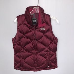 North Face Vest in Maroon